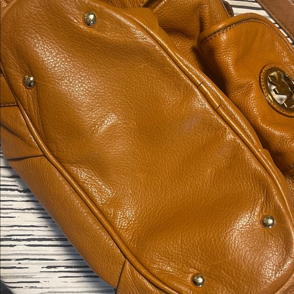 Michael Kors Brown Leather Shoulder Bag - Picture 10 of 12